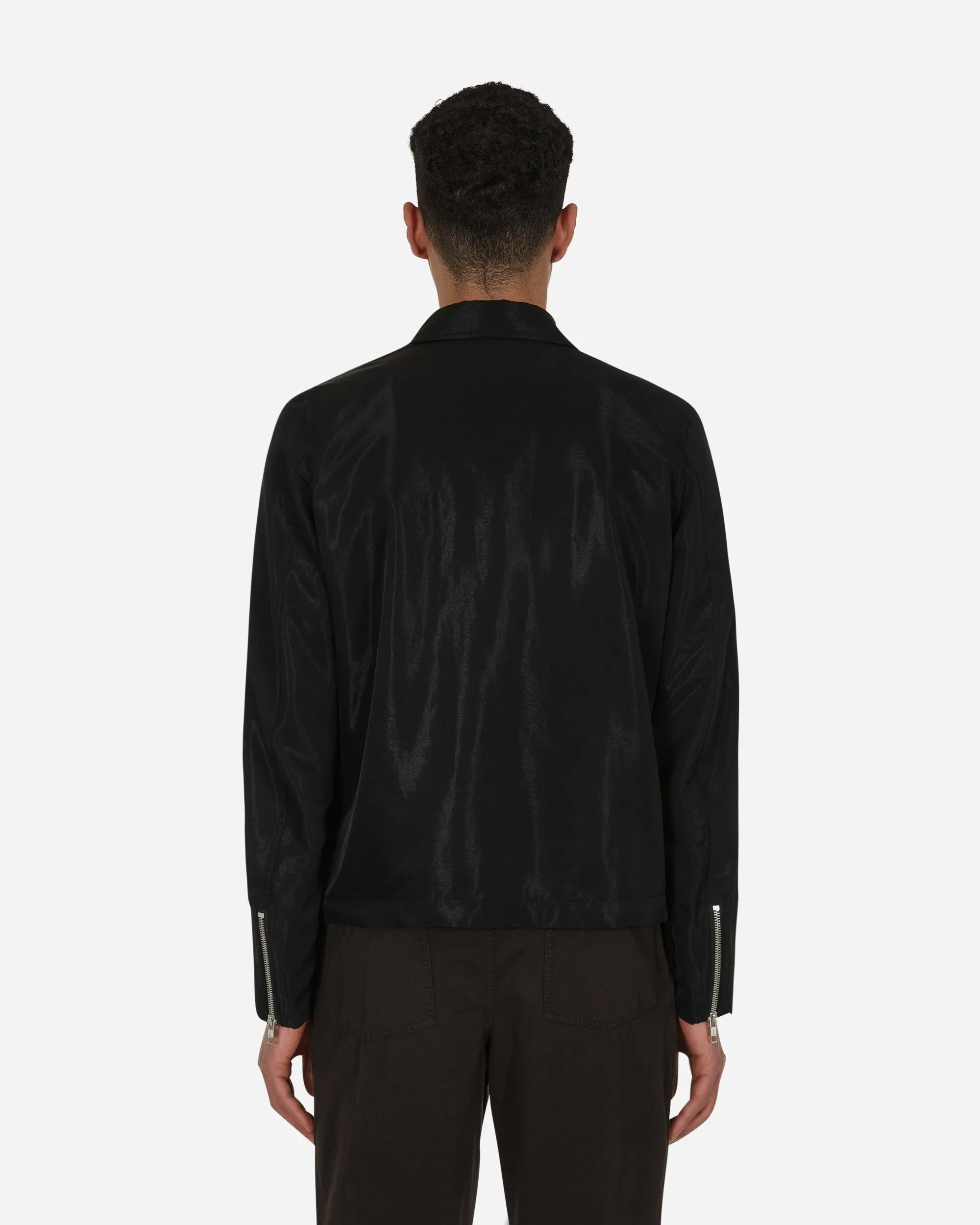Velvet Zip Jacket Black