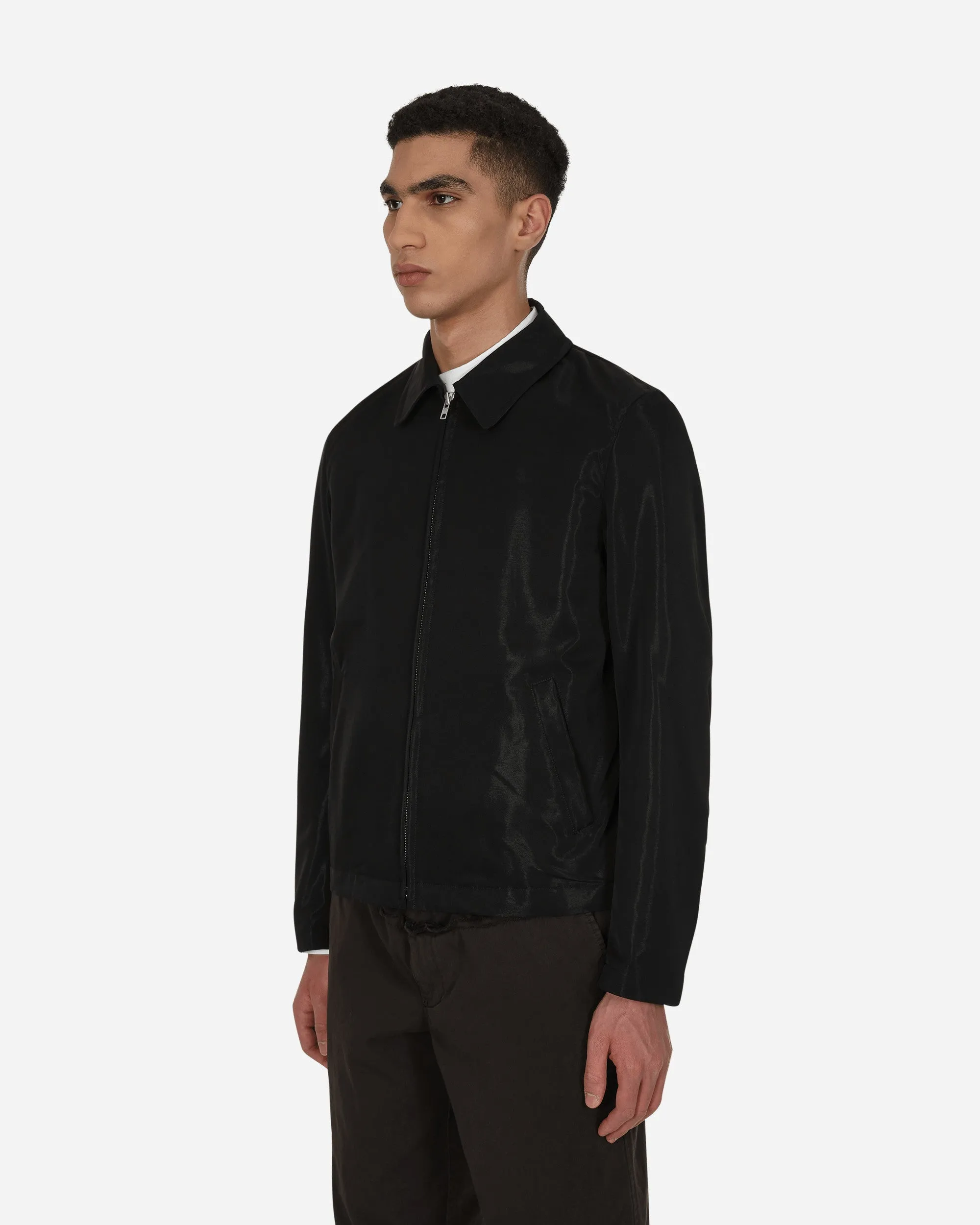 Velvet Zip Jacket Black