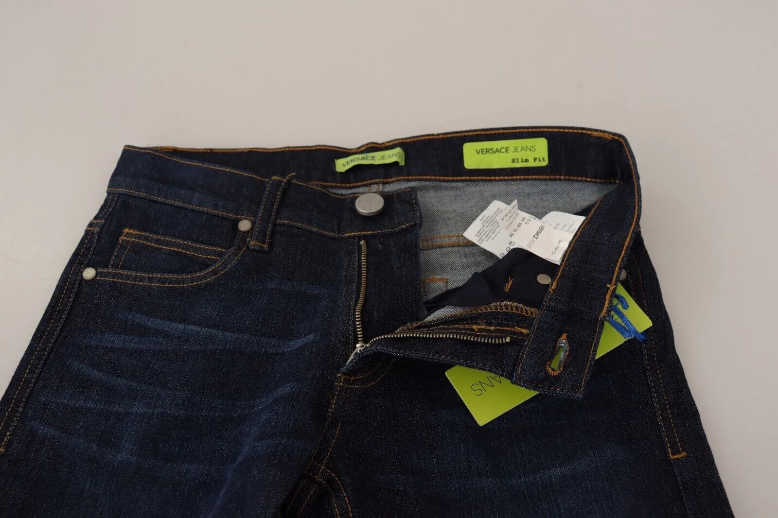 Versace Jeans Elegant Low Waist Skinny Designer Women's Jeans