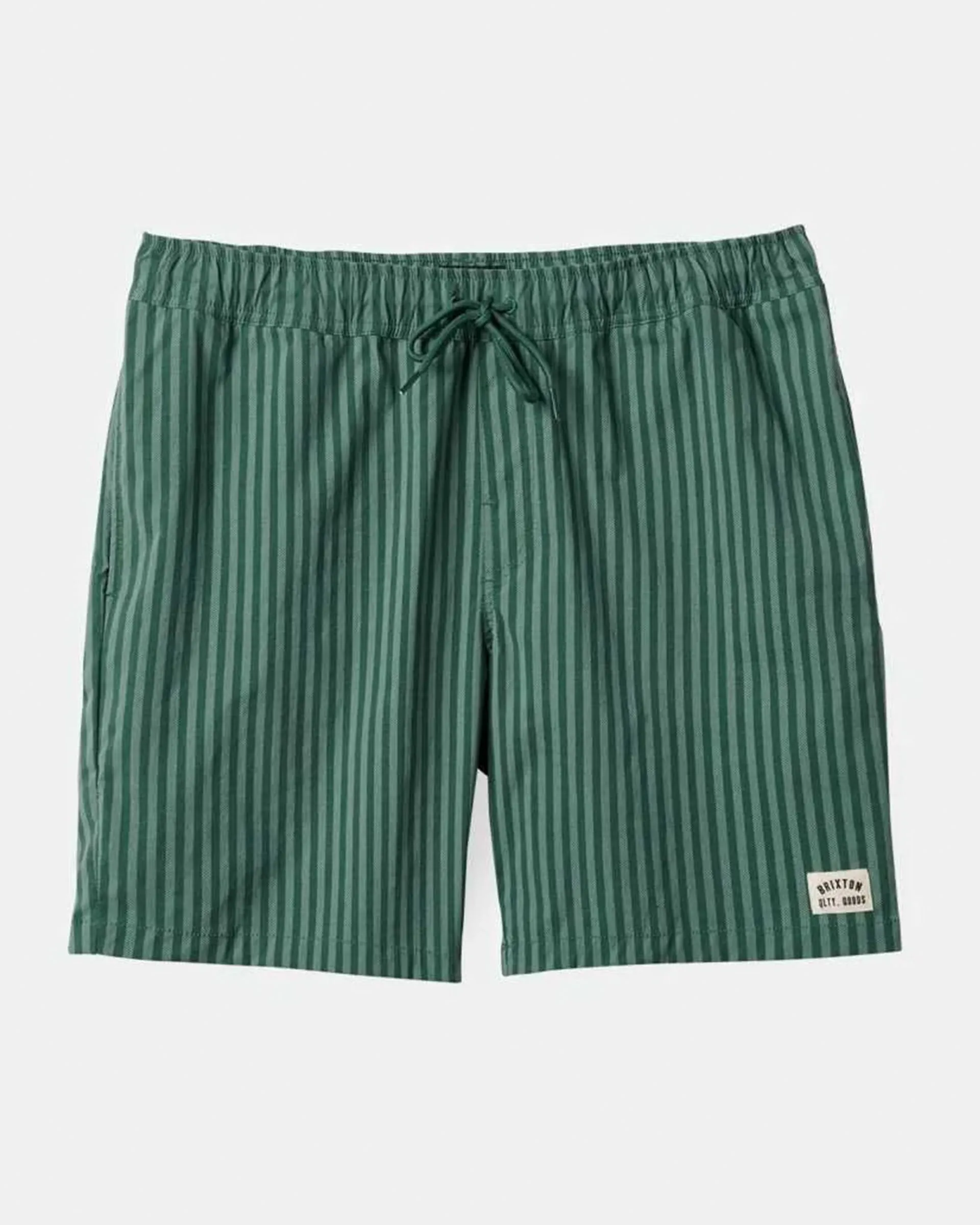 Voyage 18" Shorts - Trekking Green Herringbone