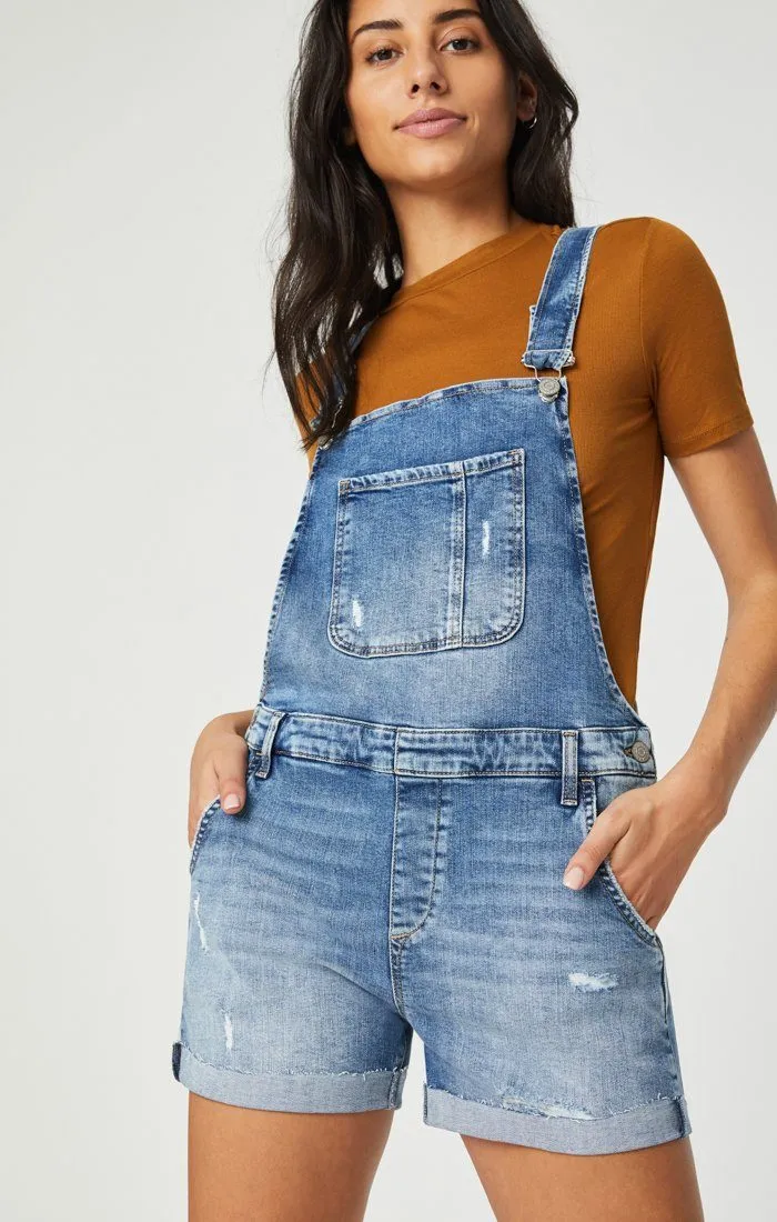 WANDA OVERALL IN USED RIPPED & FRINGE VINTAGE