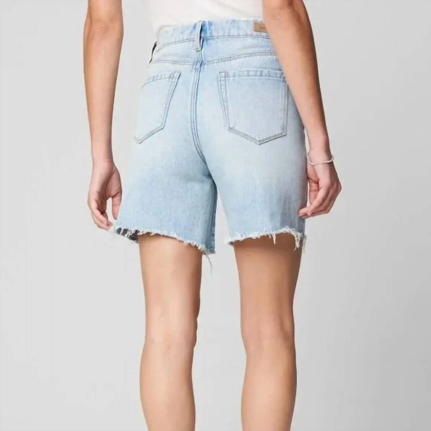 Warren Denim Shorts In Mirror Mirror