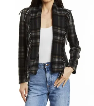 Warren Jacket In Charcoal