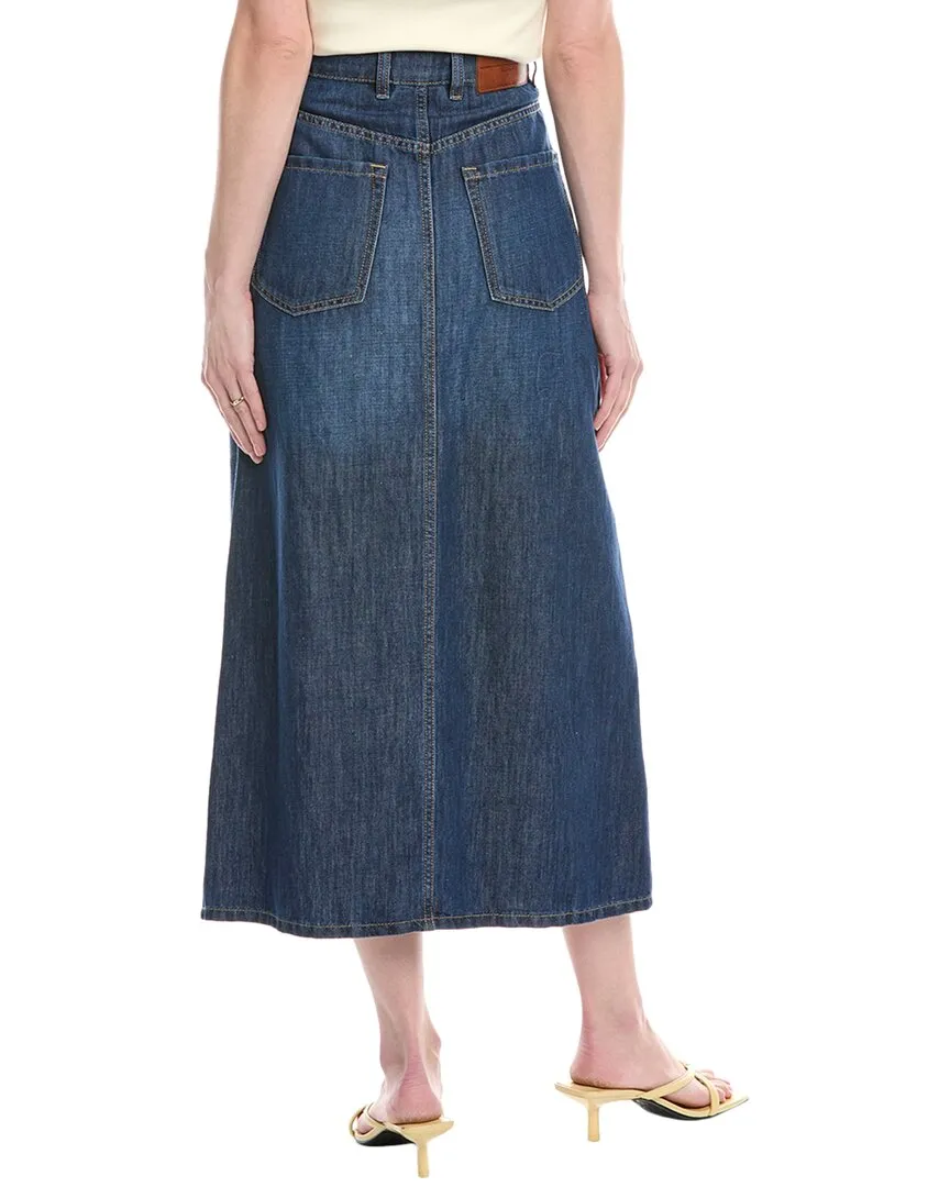 Weekend Max Mara Gelada Denim Skirt
