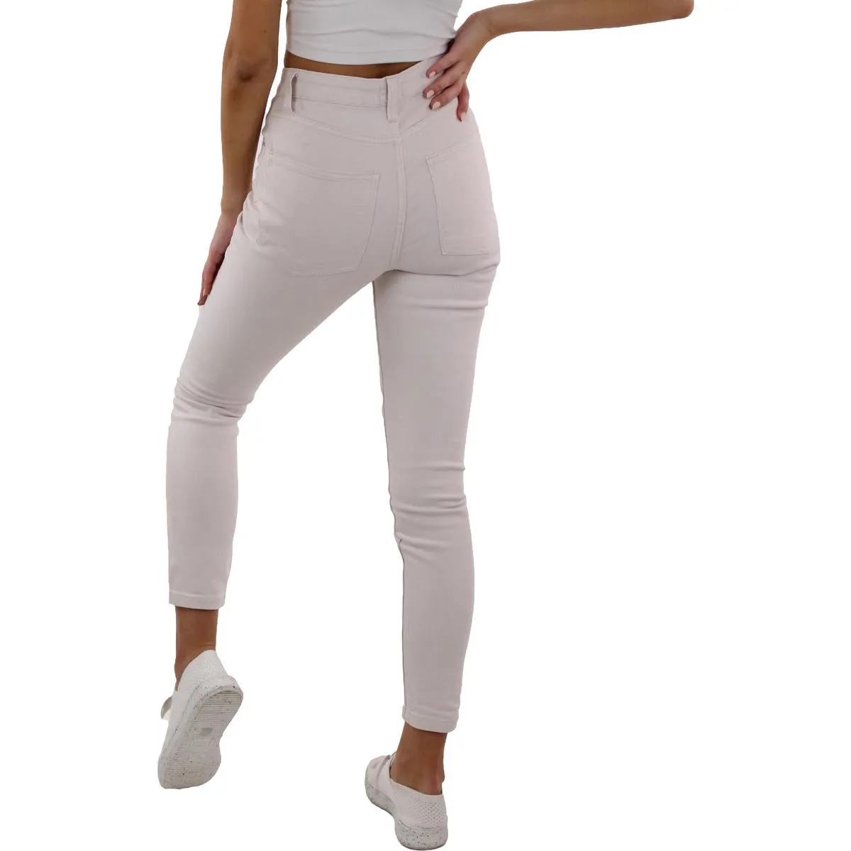 WeWoreWhat Womens The Danielle High Waist Ankle Skinny Jeans