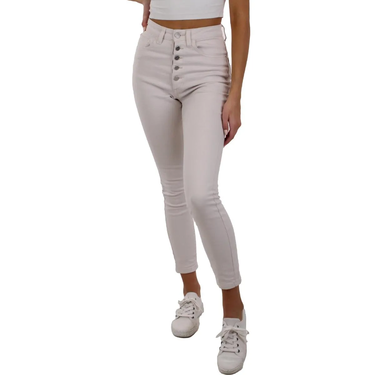 WeWoreWhat Womens The Danielle High Waist Ankle Skinny Jeans