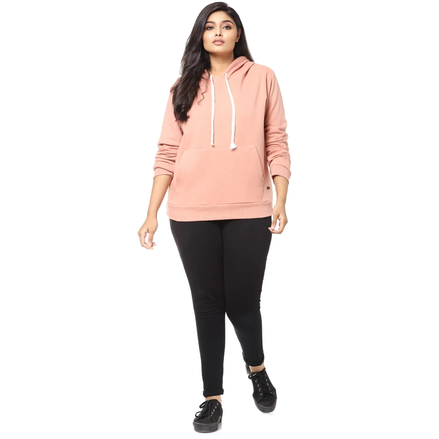 Women Full Sleeve Hooded Sweatshirt