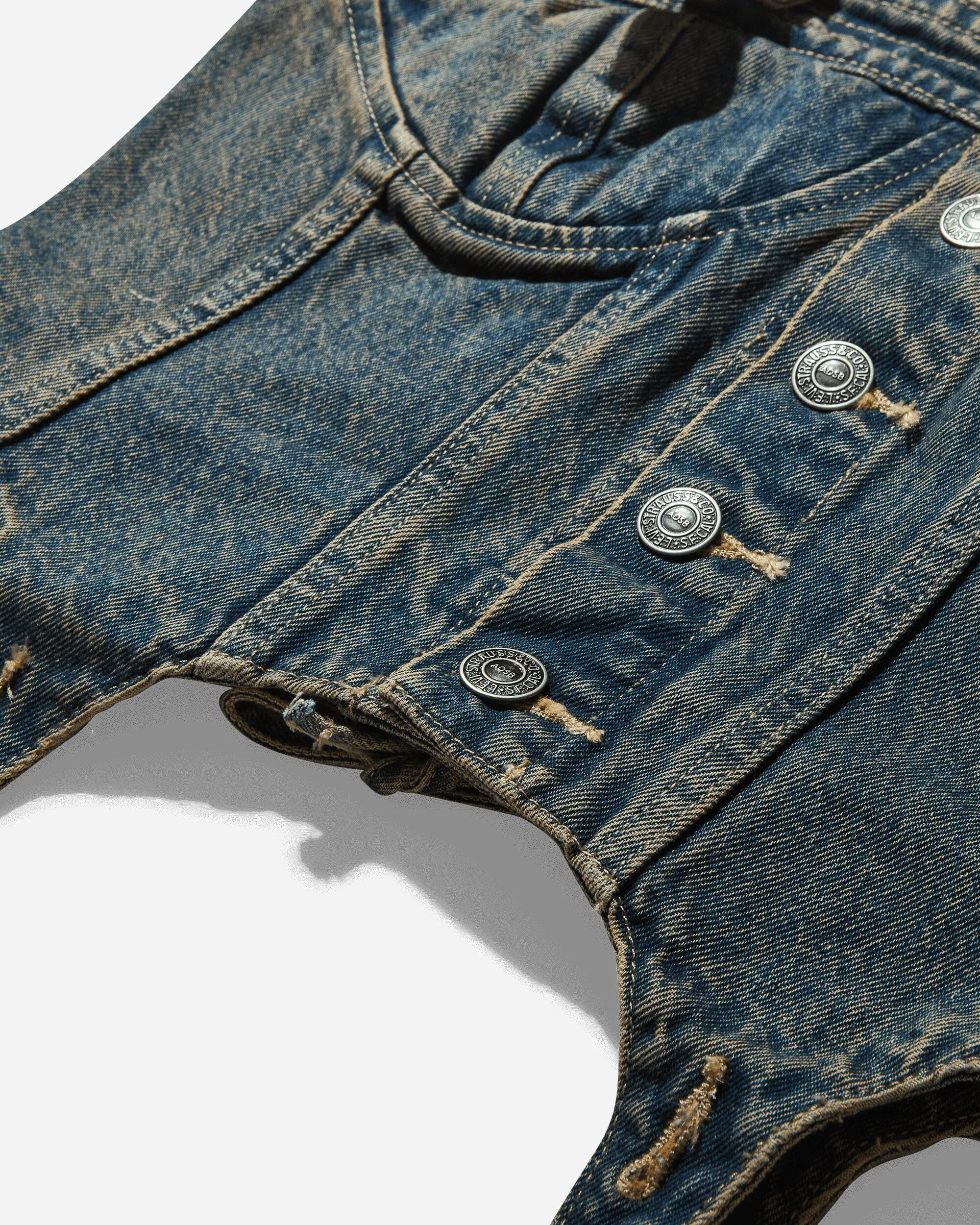Women's ADSB Denim Corset Tinted Indigo