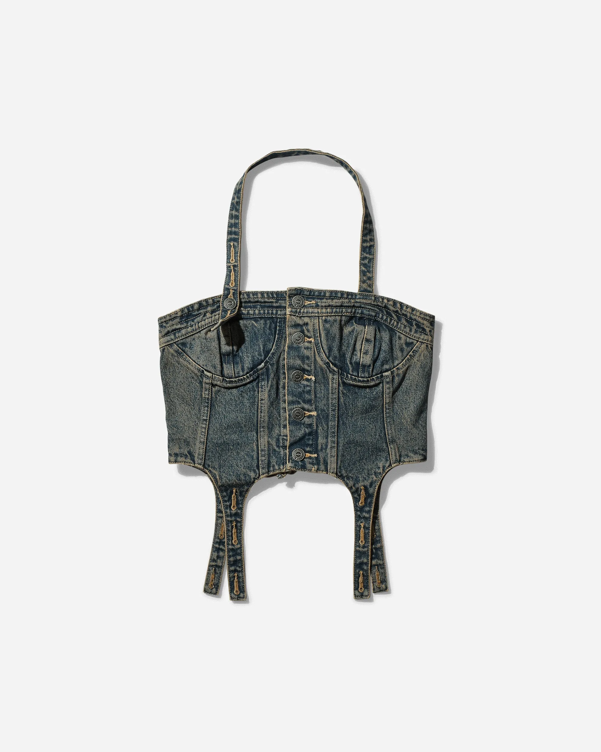 Women's ADSB Denim Corset Tinted Indigo