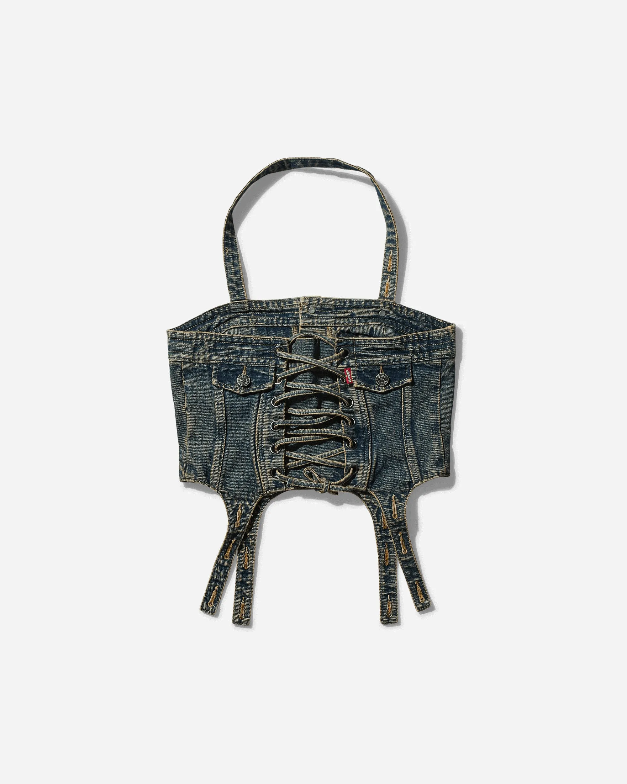 Women's ADSB Denim Corset Tinted Indigo