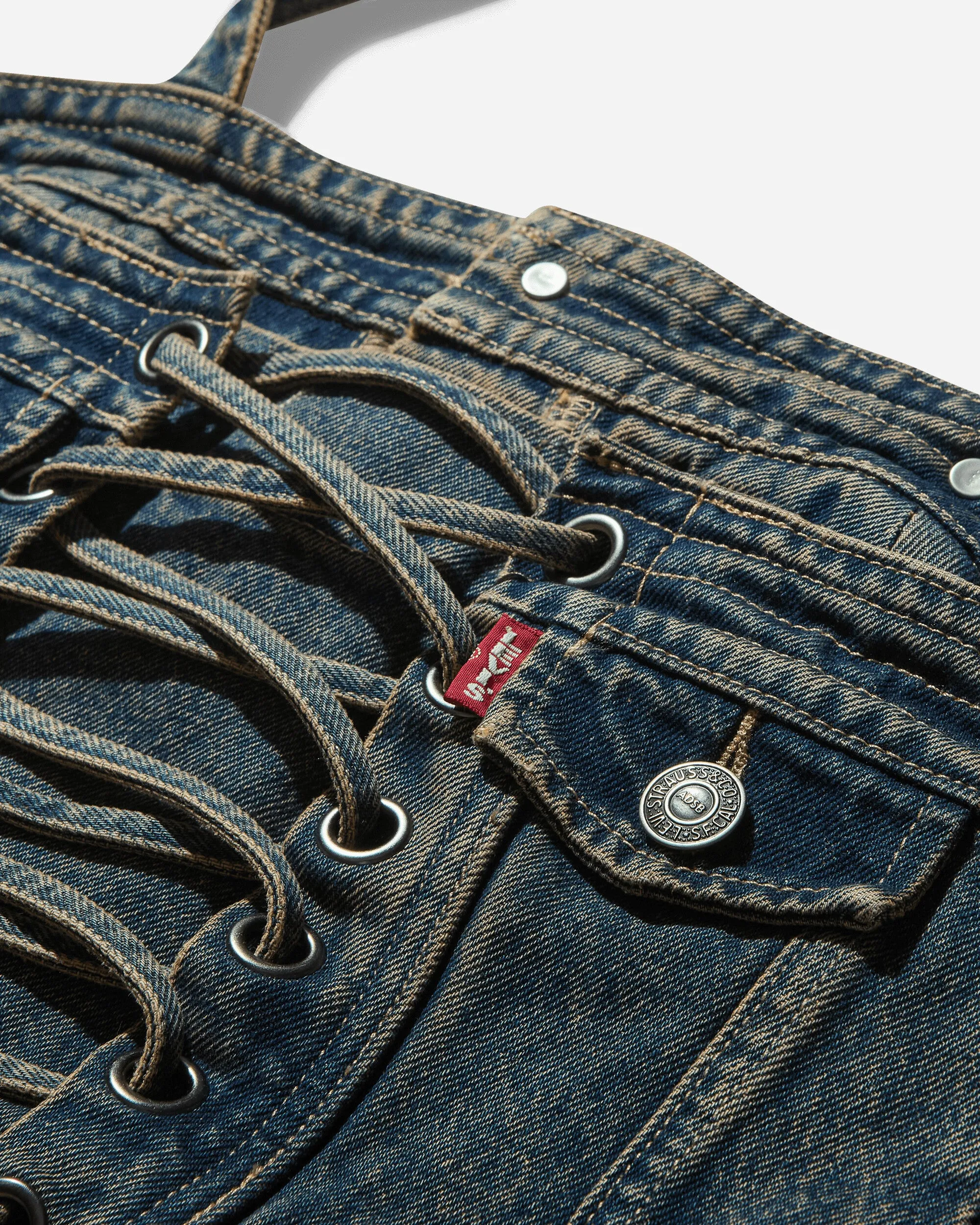 Women's ADSB Denim Corset Tinted Indigo