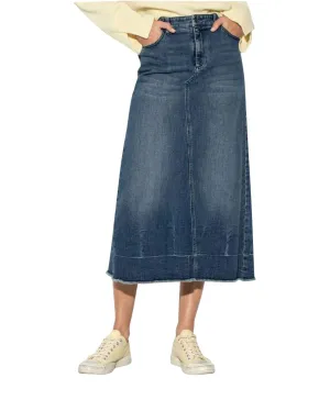 Women's Denim Maxi Skirt