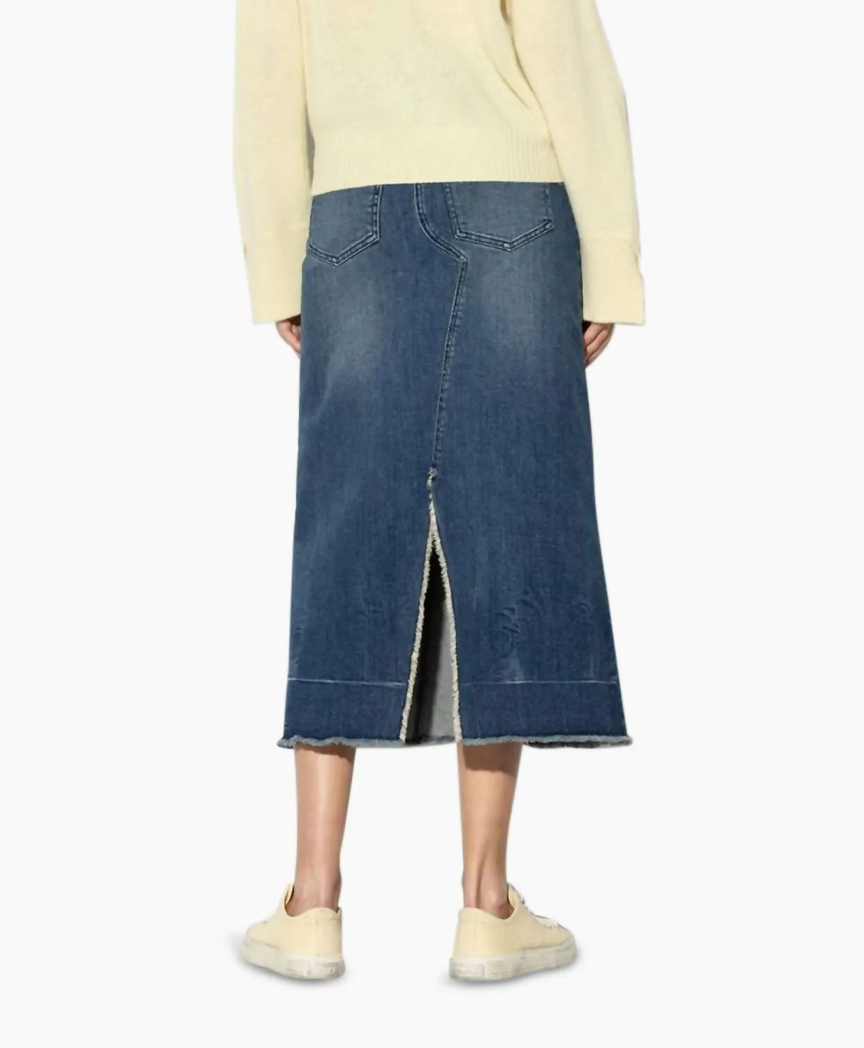 Women's Denim Maxi Skirt