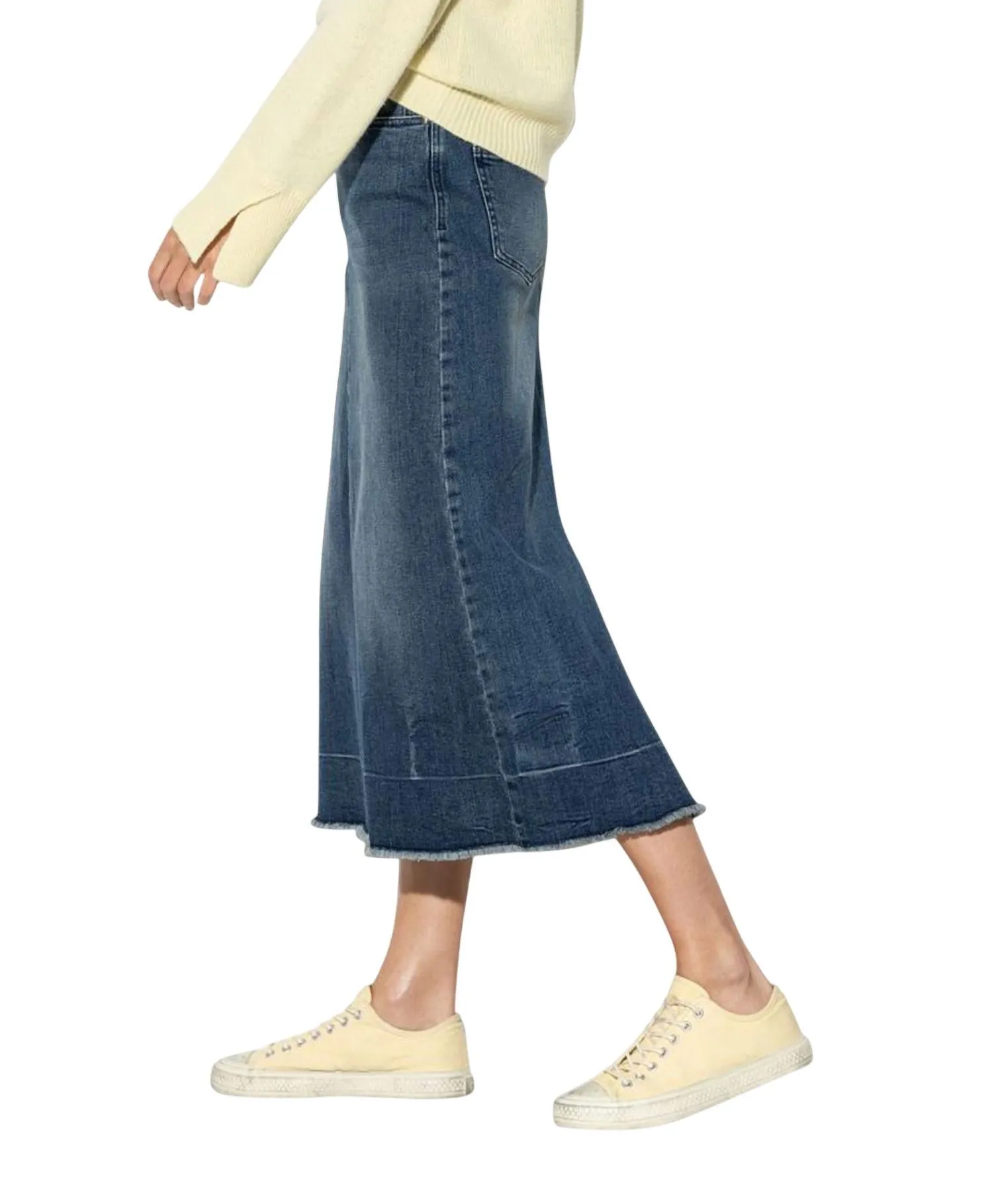 Women's Denim Maxi Skirt