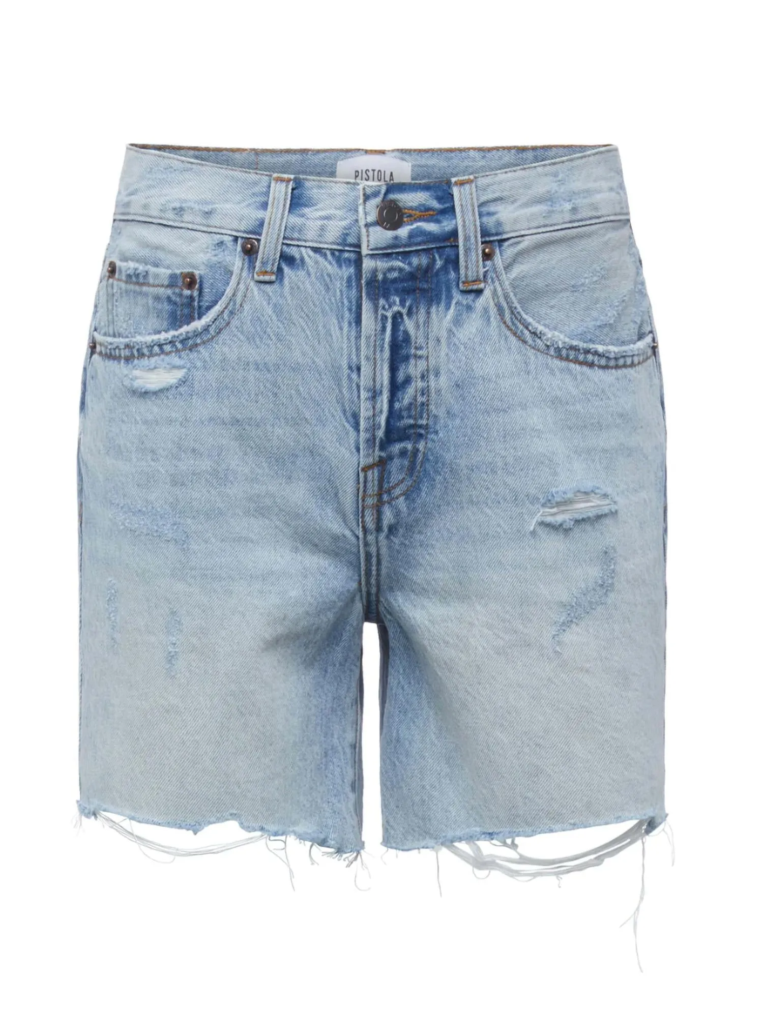 Women's Devin High-Rise Jean Shorts In Saint Tropez