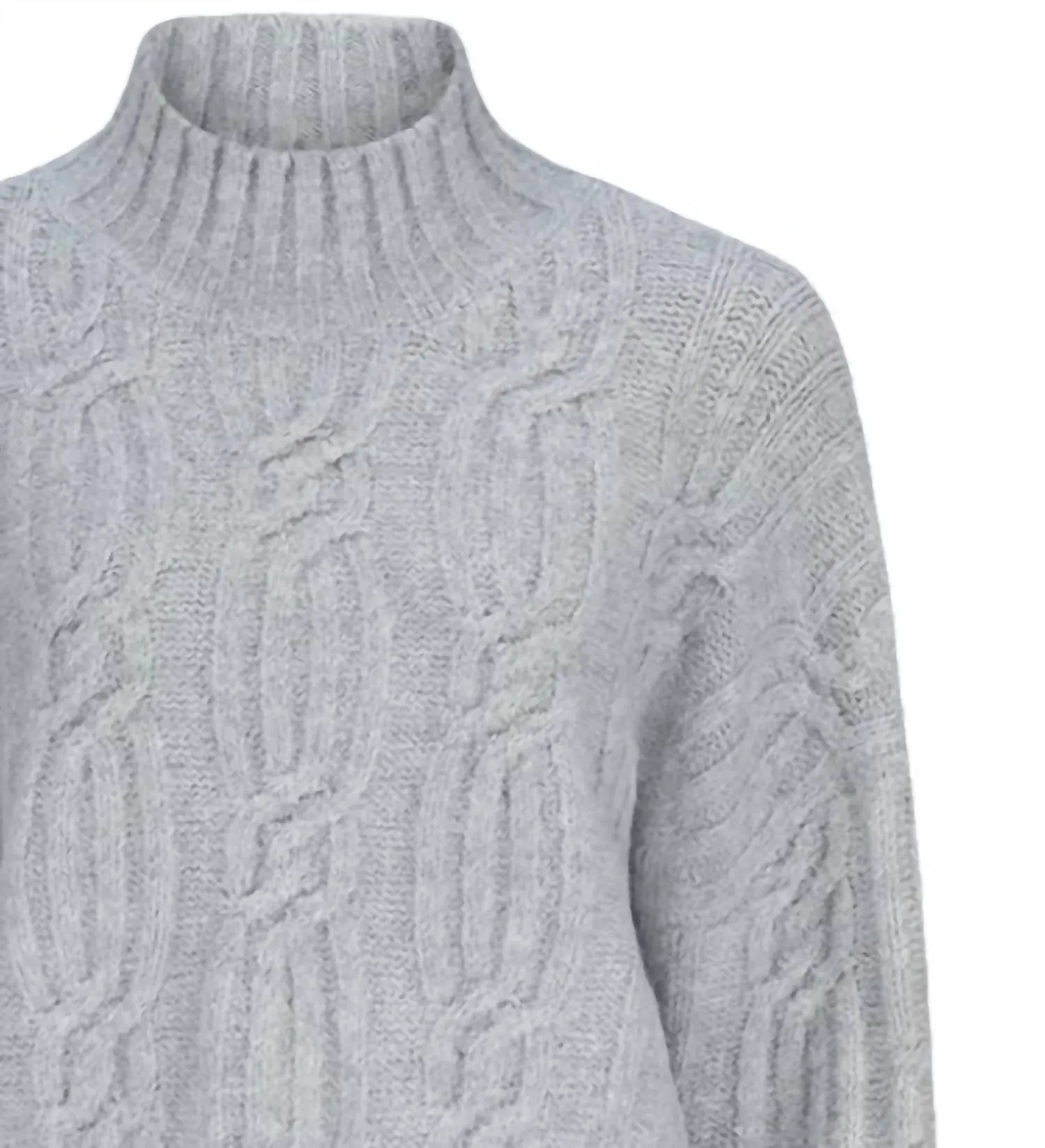 Women's Kensy Knit Sweater In Heather Gray