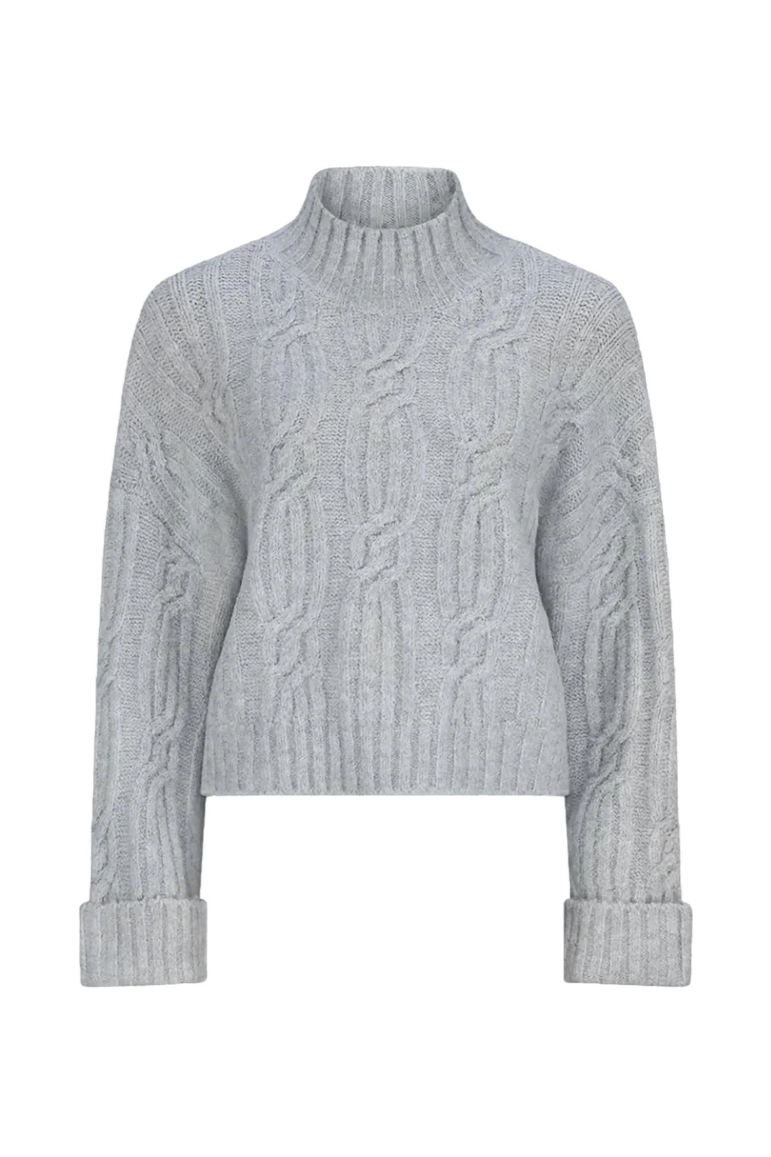 Women's Kensy Knit Sweater In Heather Gray