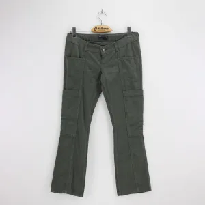 Women's Plain Solid Jeans,Olive
