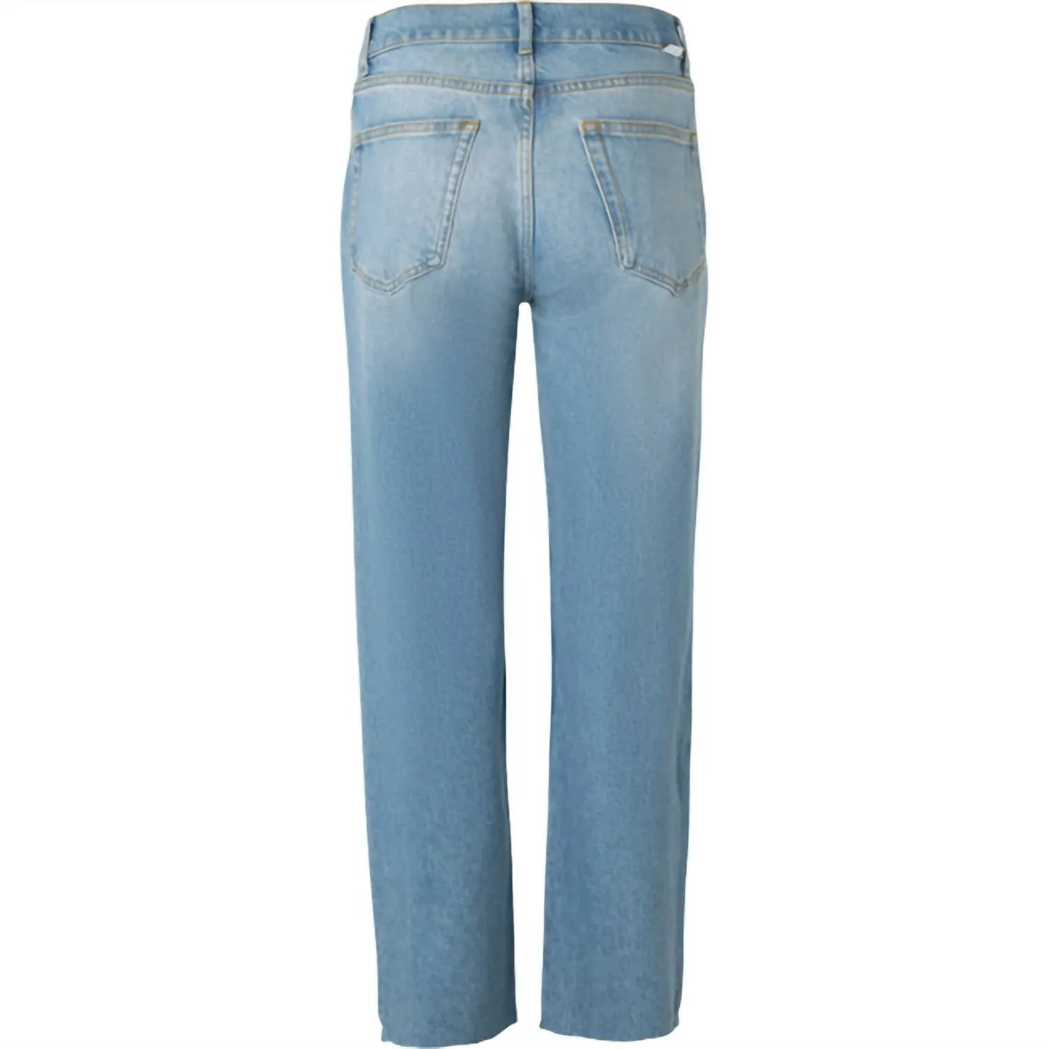 Women's Tommy High Rise Straight Leg Jeans In Medium Wash