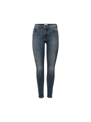 Women's Washed Skinny Jeans,Dark Blue