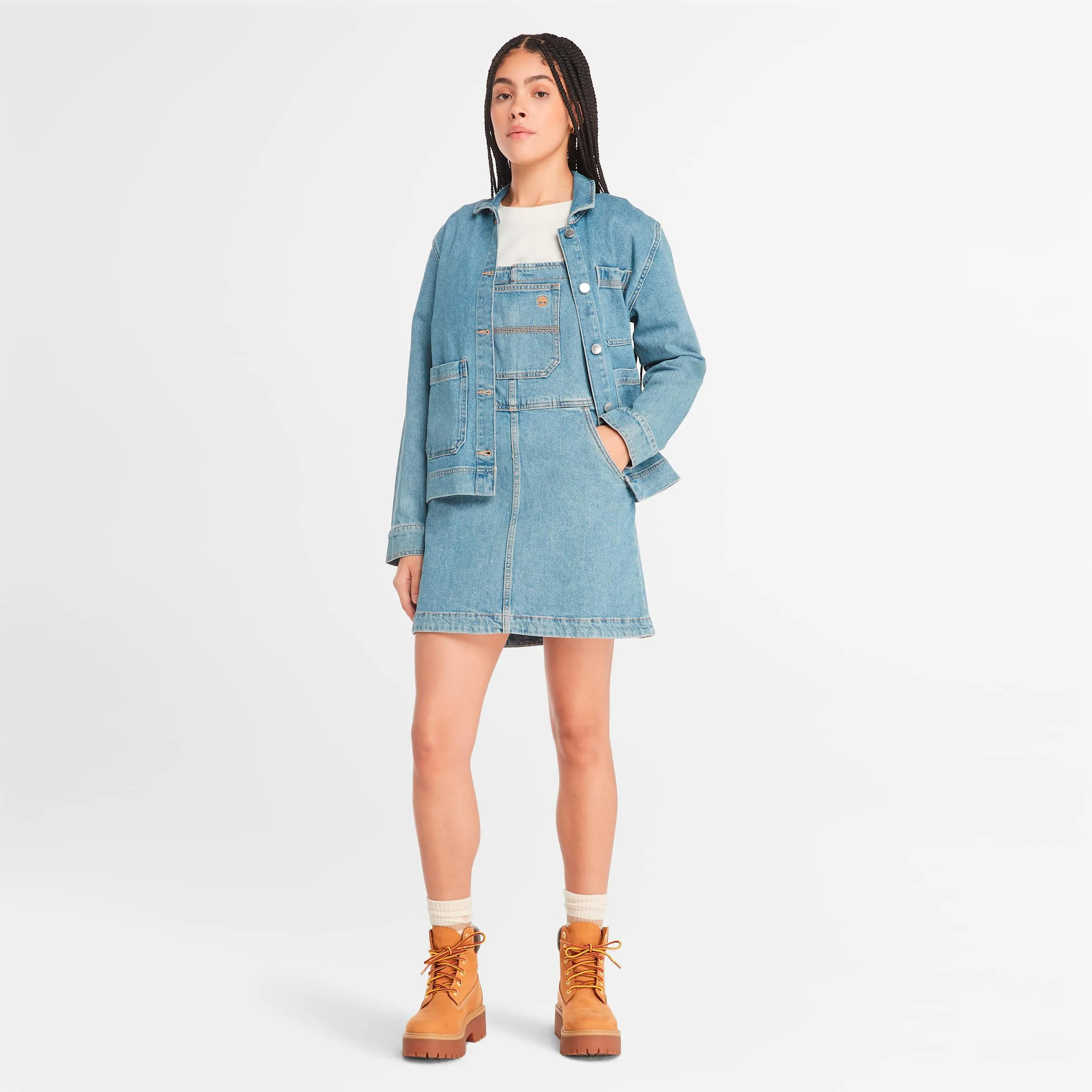 Women's Denim Chore Jacket with Refibra Technology