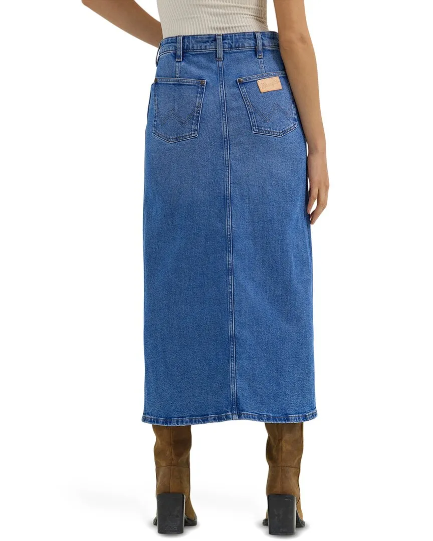 Wrangler Denim Midi Skirt