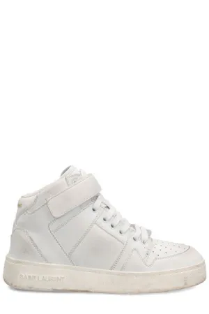 Ysl Bags RAFFIA LACE UP SNEAKERS