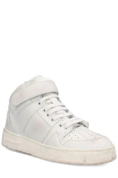 Ysl Bags RAFFIA LACE UP SNEAKERS