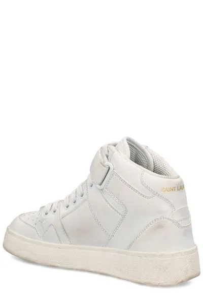 Ysl Bags RAFFIA LACE UP SNEAKERS