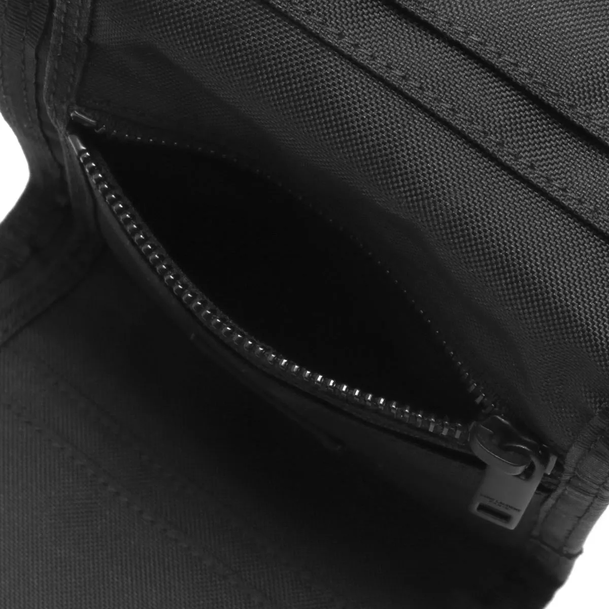 Ysl Bags Saint Laurent Nuxx Ripstop Black Trifold Flap Wallet 588189