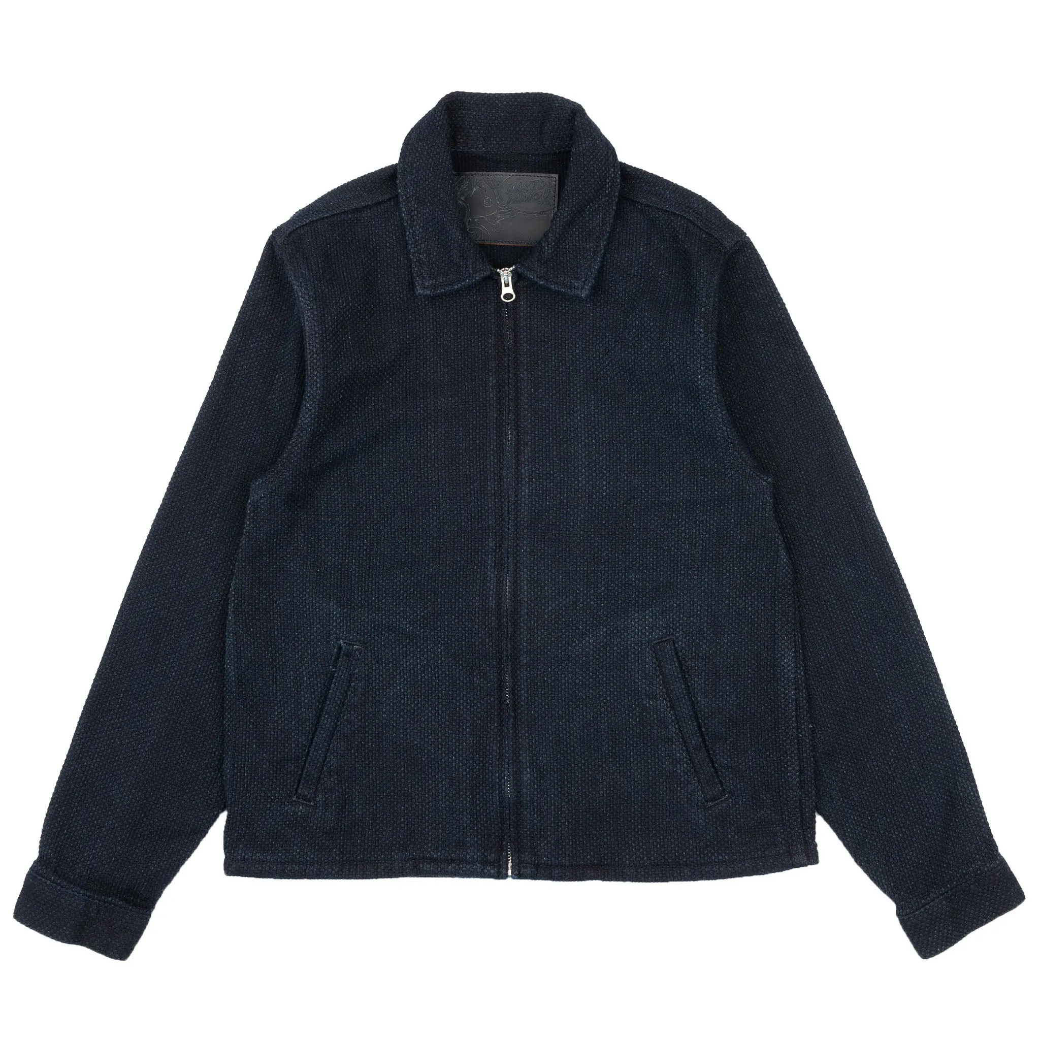 Zip Jacket - Indigo Sashiko