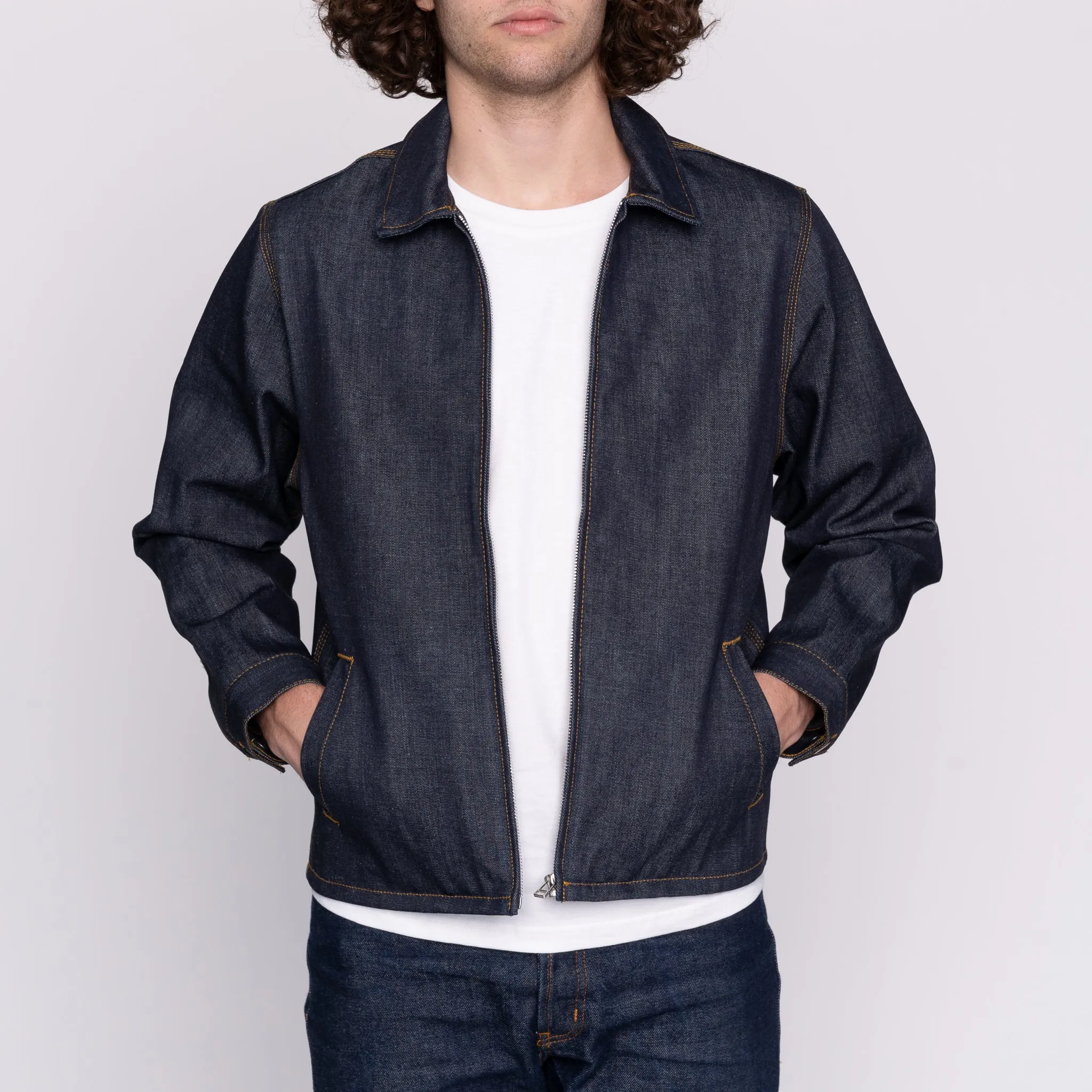 Zip Jacket - Left Hand Twill Denim