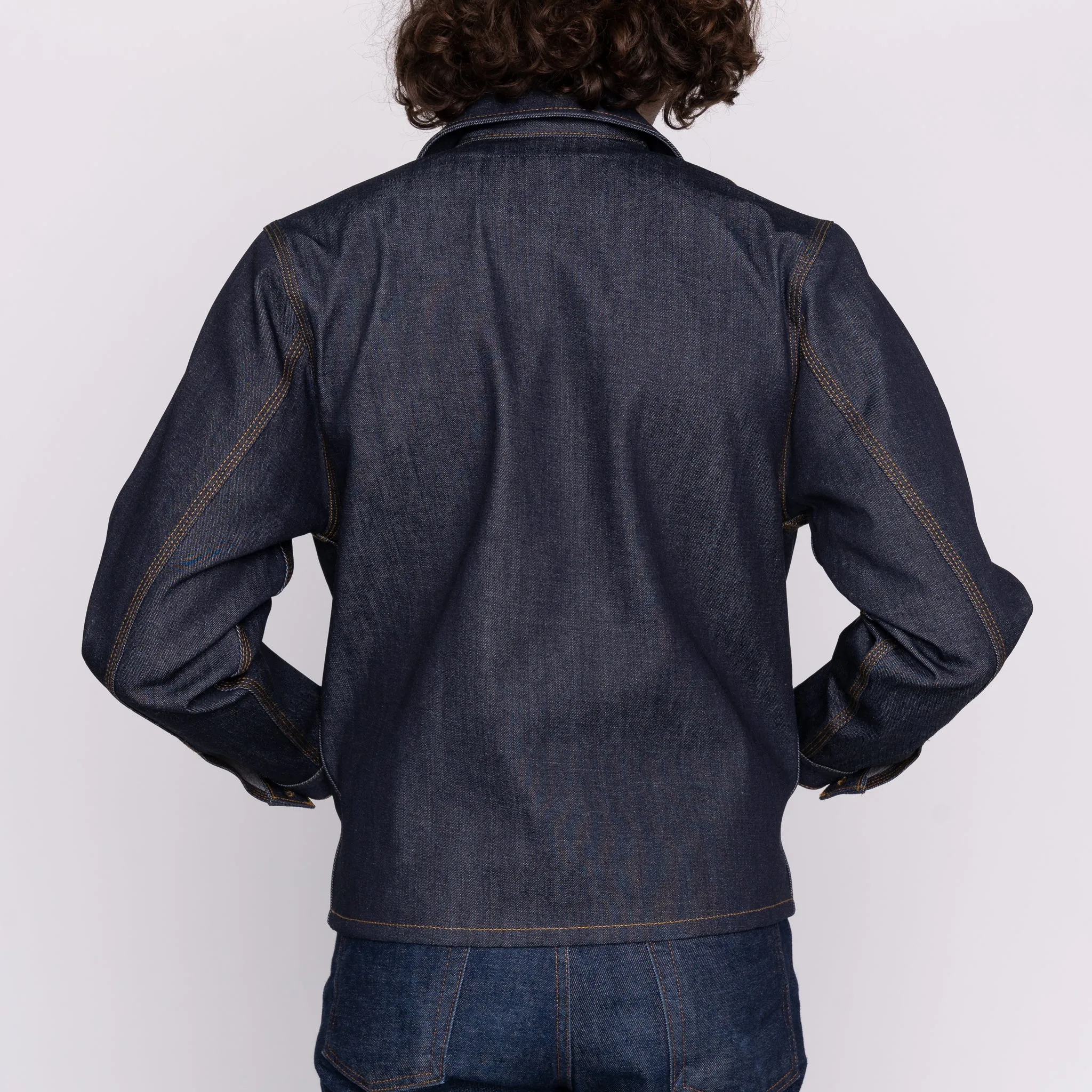 Zip Jacket - Left Hand Twill Denim